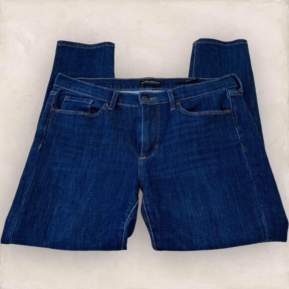 Banana Republic Skinny Jeans Women Size 30 Short Measuring 32x26 Tapered Stretch - Picture 3 of 8